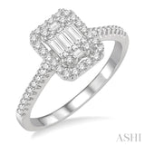 Halo Fusion Diamond Engagement Ring