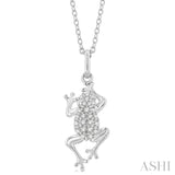 Frog Petite Diamond Fashion Pendant