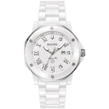 Bulova Stainless Steel & Ceramic Marc Anthony Ladies Watch
