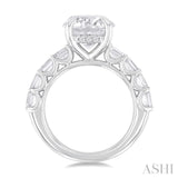 Round Shape Semi-Mount Diamond Engagement Ring