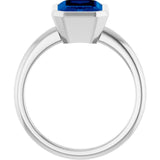 Bezel-Set Solitaire Ring