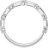 Platinum 3/4 CTW Lab-Grown Diamond  Anniversary Band