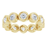 14K Yellow 1 1/4 CTW Lab-Grown Diamond  Eternity Band