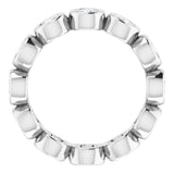 Platinum 1 1/4 CTW Lab-Grown Diamond  Eternity Band