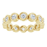 14K Yellow 9/10 CTW Natural Diamond Eternity Band