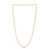 14K 3.7mm Silk Rope Chain