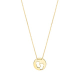 10K Baby Footprints Necklace