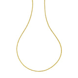 14K Yellow Gold Diamond Cut 1.7mm Sparkle Spring Chain 7