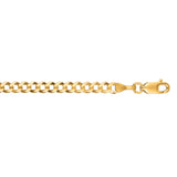 14K Gold 3.2Mm Comfort Curb Chain