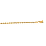 14K Gold 2.5Mm Rope Chain