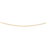 14K Gold 2.5Mm Textured Cable Chain