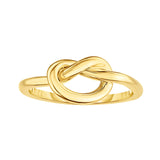 14K Gold Polished Love Knot Ring