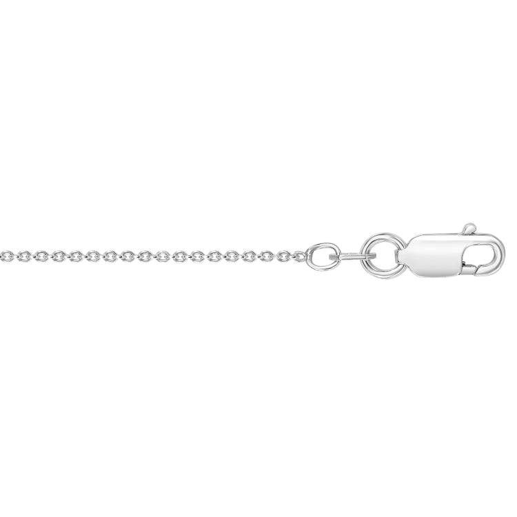 Silver 1.1Mm Round Cable Chain