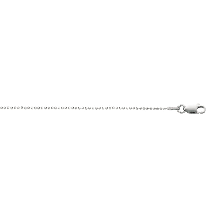 Silver 1.2Mm Bead Chain