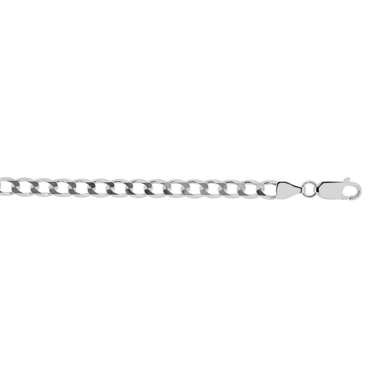 Silver 4.7Mm Comfort Curb Chain
