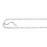 Silver 1.5Mm Adjustable Singapore Chain