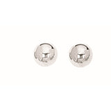 Silver 5Mm Ball Earring
