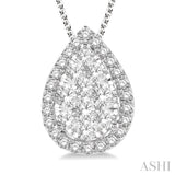 Pear Shape Lovebright Essential Diamond Pendant