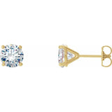 14K Yellow 1 1/2 CTW Natural Diamond Cocktail-Style Earrings