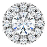 Platinum 1/3 CTW Natural Diamond Pendant