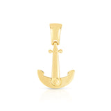 14K Yellow Gold Men's Anchor Charm/ Pendant. No chain included.