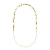 14K Yellow 18in Gold Pendant-Chain Necklace