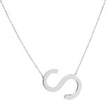 Sterling Silver 18in Polished Necklace with Lobster Clasp